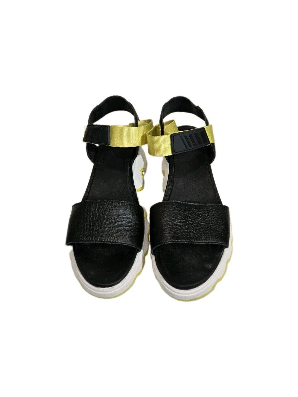 sorel sandals women 9 Kinetic Impact Y Strap Leather Upper Street Wear Beach...